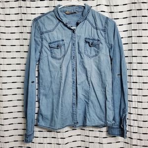 Highway Jeans Denim Style Button Up Shirt